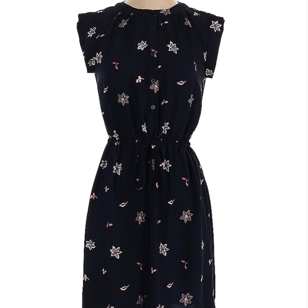 Ann Taylor LOFT Outlet Casual Dress Navy